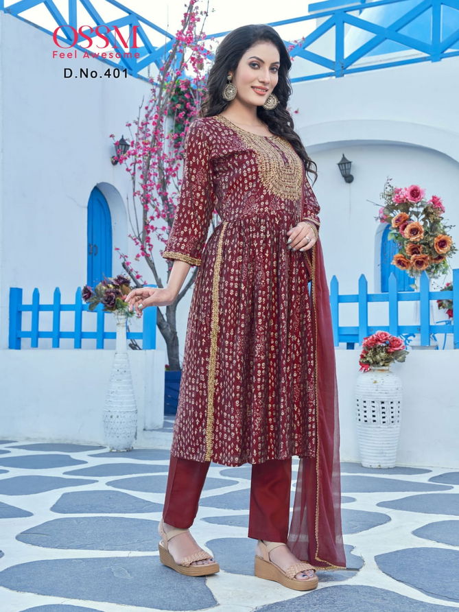 Mannat Vol 4 By Ossm Readymade Salwar Suits Catalog